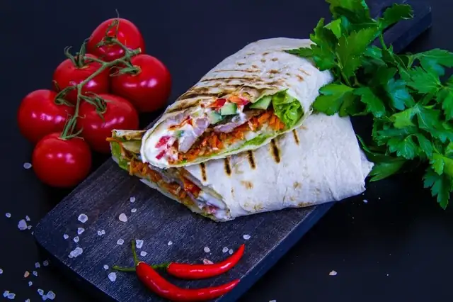 Шаурма из свинины маленькая
